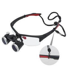 Dental Medical 3.5X Binocular Loupes Lightweight Magnifier DY-117 Black US STOCK