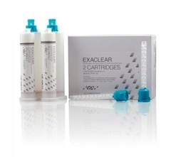 GC Exaclear Clear Vinyl Polysiloxane Dental VPS Bite Registration 2 Cartridges