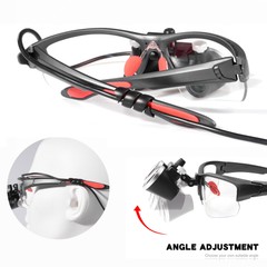 Dental Medical 3.5X Binocular Loupes Lightweight Magnifier DY-117 Black US STOCK