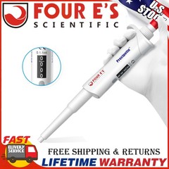 8pc 0.1μl-10ml Micropipette Adjustable Volume Manual Single Channel Pipettor Set