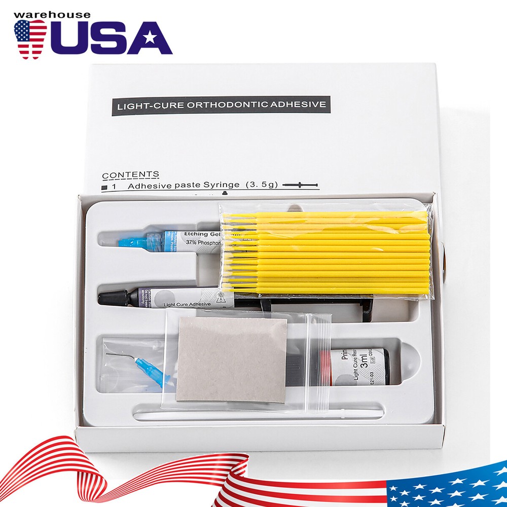 Dental Orthodontic Adhesive Light Cure Bracket Bonding Resin/Etching Gel