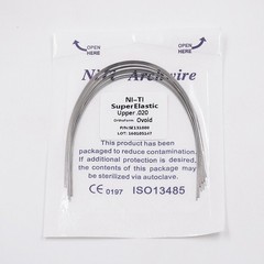 10 Pcs Dental Orthodontic Super Elastic Niti Arch Wire Round 012-020 Upper Lower