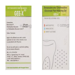 Sandika Pharma Gee – X Pain Relieving Gel (Pack of 10)