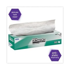 Kimtech Kimwipes Delicate Task Wipers, 14.7×16.6, Unscented, 144/Box, 15/Pack