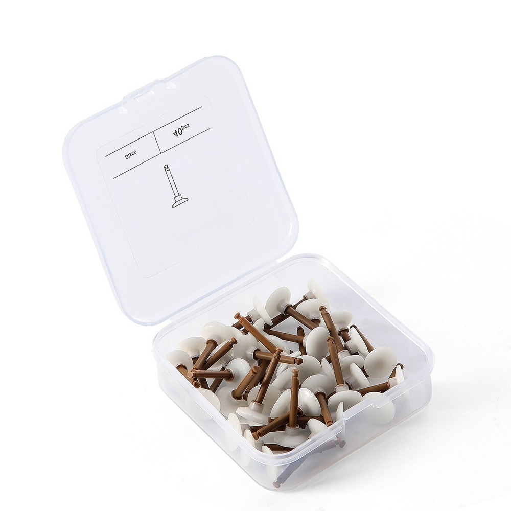 40Pcs Dental Composite Polishing Tools Cup Point Disc 3000-8000rpm Single Use
