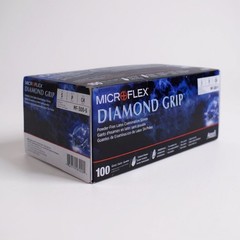 Microflex Diamond Grip MF-300 Latex Gloves – Small – 2 Boxes (100 Count each)