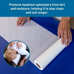 BodyMed Premium Headrest Paper Rolls for Chiropractic Exam Table, Disposable