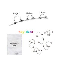 10/100 Pcs Dental Ortho Torquing Torque Rectangular Spring Anterior Teeth Wires
