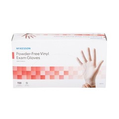 McKesson Vinyl Exam Glove Standard Cuff Length X-SMALL 150 per Box