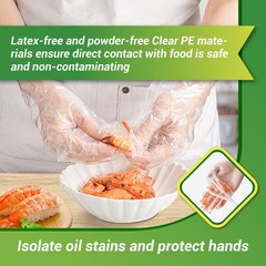 Disposable Plastic Gloves Food Handling Service Gloves Disposable for Cooking…