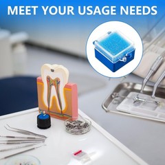 100 Count Dental Crown and Bridge Pillow Case with Secure Clasp