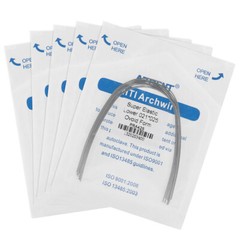 AZDENT Dental Ortho Super Elastic Rectangular Arch Wire Niti Ovoid upper/Lower
