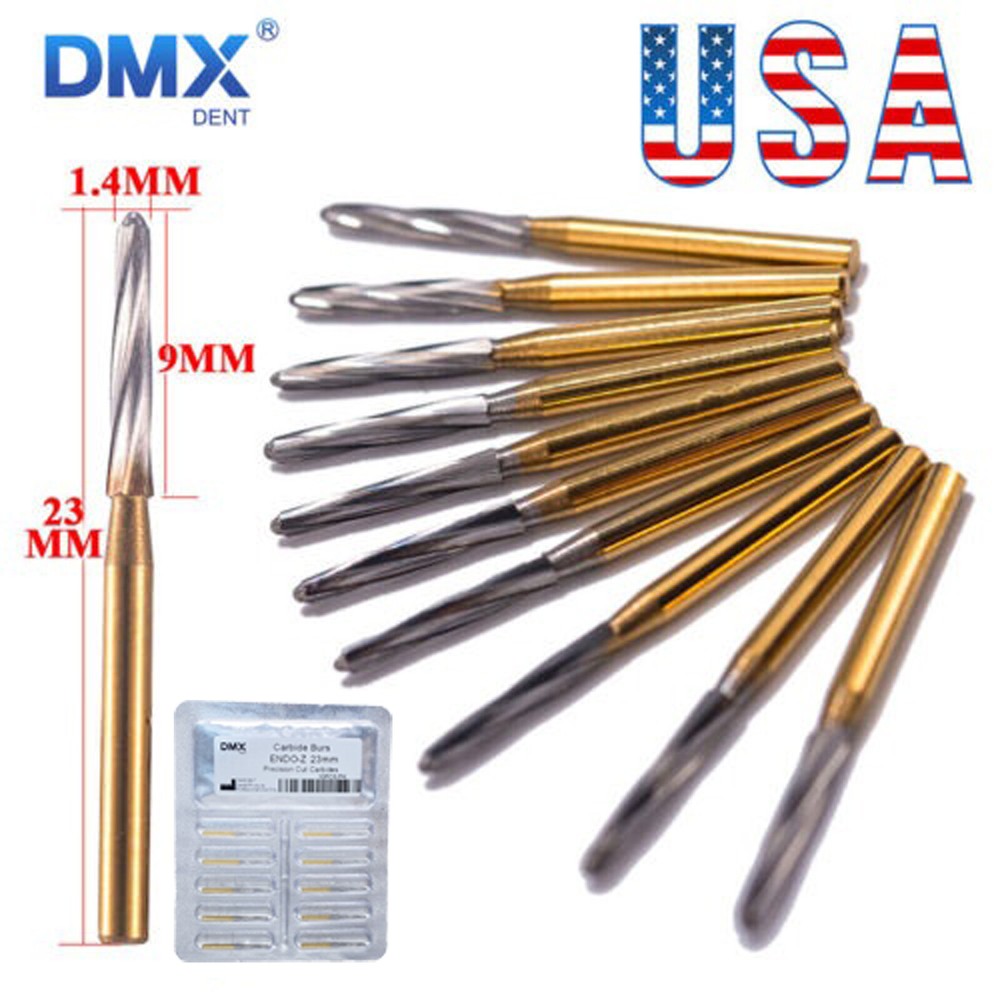 Dental Endodontic ENDO-Z Tungsten Carbide Burs FG Round Bur High Speed 10Pc/pack