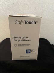 Dynarex Sterile Latex Surgical Gloves Disposable 50 Count Pack Size Variants