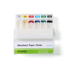 Dental Absorbent Paper Points/Gutta Percha Points Taper 0.02/0.04/0.06 15-40#