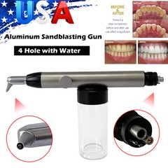 Dental Alumina Air Abrasion Polisher Microetcher Sandblasting Gun 4Hole W/ Water