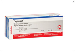 Septodont N1301 Septoject Sterile 30 Gauge Short Blue 100Pk