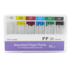 WELLCK 1 Box Dental Absorbent Paper Points Sterile Mixed Sizes 02 04 06 Taper 15
