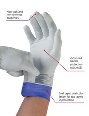 Ansell MicroFlex LIFESTAR EC PF Dual Layer Extended Cuff LSE-104-L *1000 CASE*