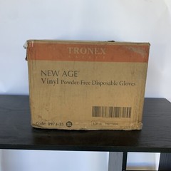 Case of 1000 TRONEX 8973-35 X-large Vinyl Powder Free Disposable Gloves XL￼