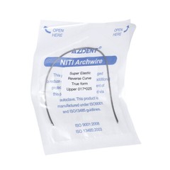 AZDENT Dental Orthodontic NITI Reverse Curve Arch Wires Rectangular True Form CE
