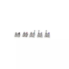 Dental Orthodontic Mini Brackets Metal Braces MIM ROTH MBT 018 022 345 Hooks