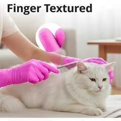 Fuchsia Nitrile Gloves Latex-Free Food-Safe Multipurpose Hand Protection 50ct US