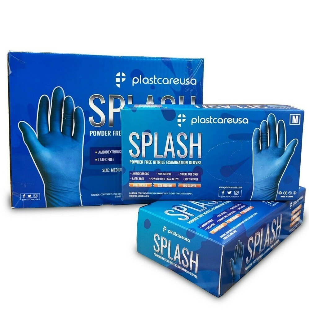 3.5 Mil Nitrile Disposable Gloves Powder Free Latex Free Exam Grade Gloves