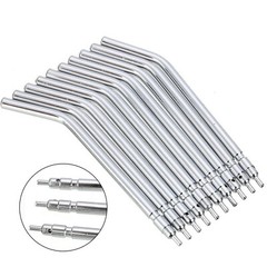 Metal Dental Air Water Syringe 3 Way Autoclavable Nozzles (Bag of 10) Reusable