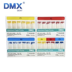 1-100Packs Dental Absorbent Paper Points F1 F2 F3 Root Canal Endodontic DMXDENT