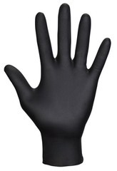 SAS Safety 66518 Raven Powder-Free Disposable Large (Pack of 100), Black