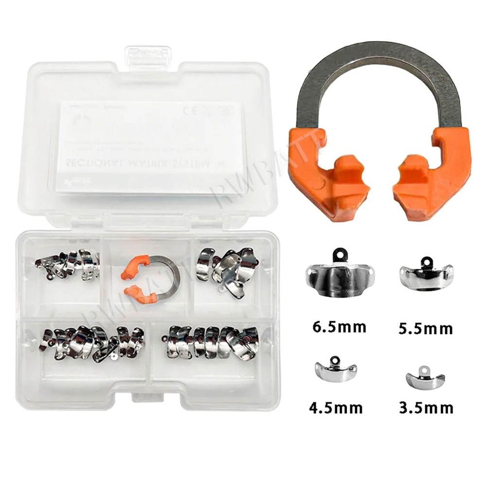 Dental Matrix Bands Ring Sectional Matrice Clamp Fit Garrison Palodent V3 System