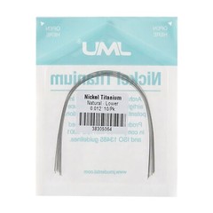 100PCS JMU Ortho Nickel Titanium Archwire Natural Round 0.012-0.020″ Upper/Lower