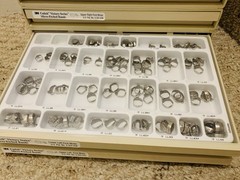 Lot of 12, 3M Unitek Victory Series Bands ESPE Dental Molars Trays Discs Crowns