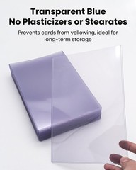 6×9 Toploader – Rigid Clear PVC Sleeves for Protecting & Mailing Jumbo Cards,…
