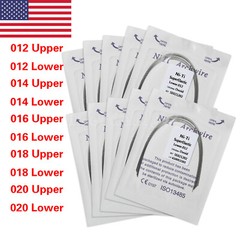 USA Dental Ortho Super Elastic Niti Round Arch Wire Ovoid 012-020upper/lower all