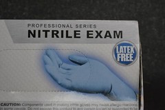 Ammex Professional Series Nitrile Exam Grade Latex Free Gloves 100 Count Large