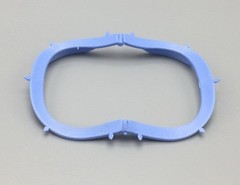 牙科可折叠支架框架塑料橡胶坝板框架口腔屏障工具-