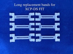 XCP-DS Fit Band Sensor Holder Silicone Replacement Band Short or Long 6/pk